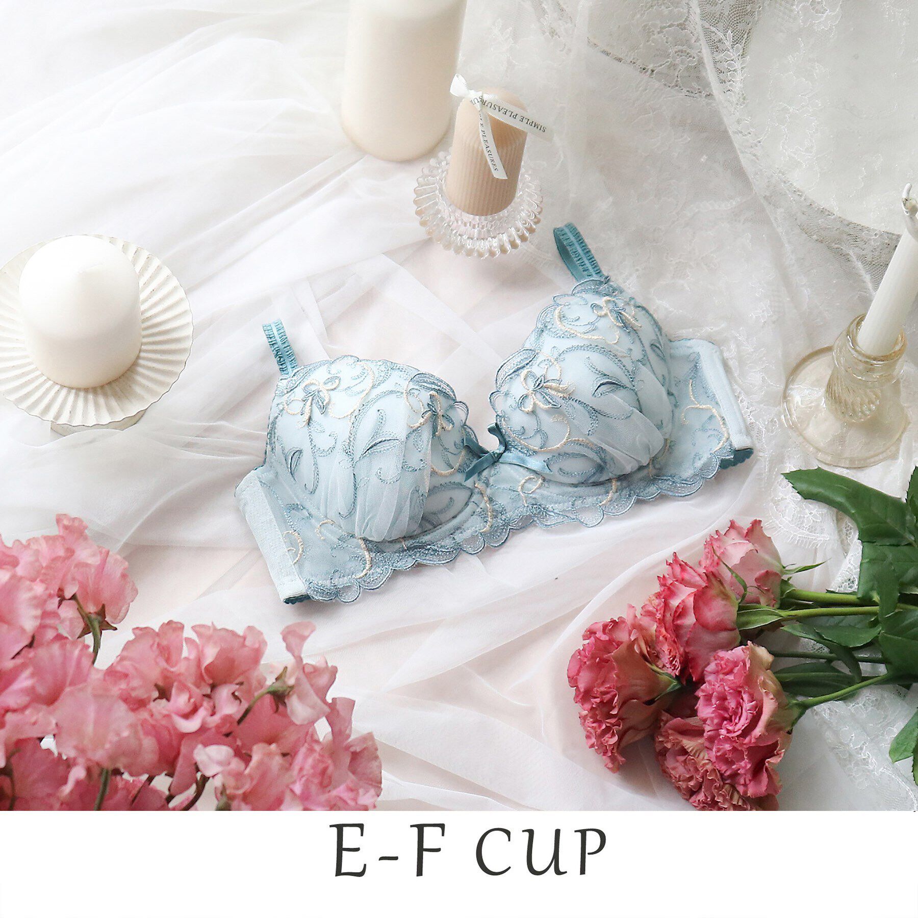 Risa Magli「アリアナ ブラジャー」|インナー|ブルー(092)