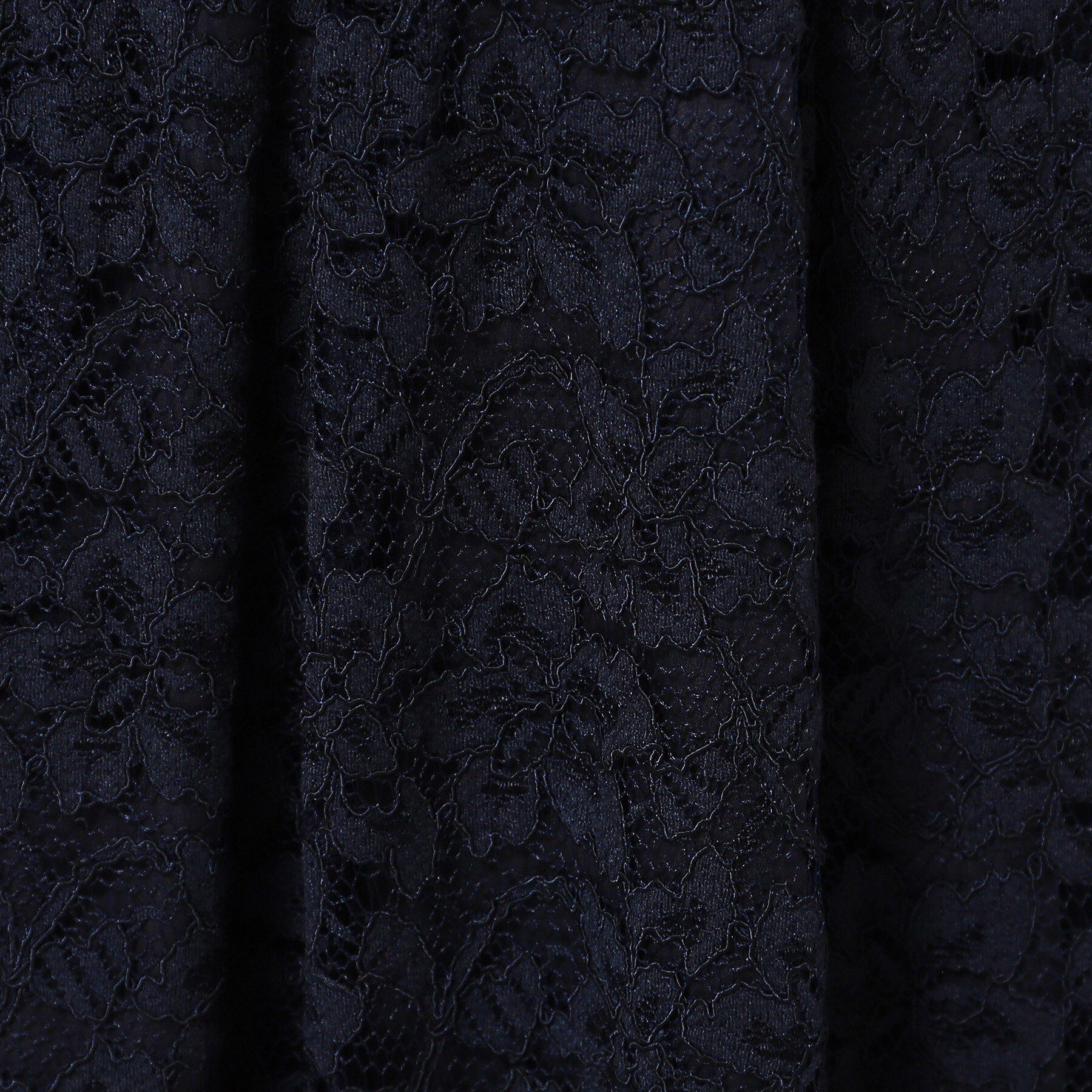 SunaUna「【裾スカラップ／後ろウエストゴム】レーススカート」|スカート|