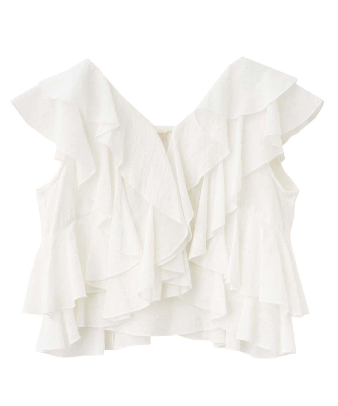 COCO DEAL「ラッフルフリルブラウス」|シャツ・ブラウス|