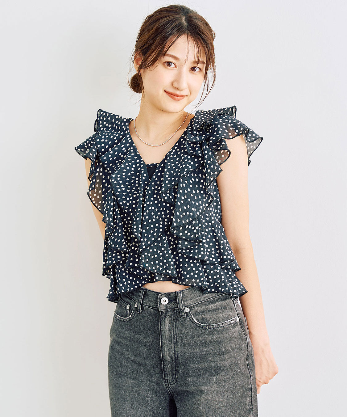 COCO DEAL「ラッフルフリルブラウス」|シャツ・ブラウス|