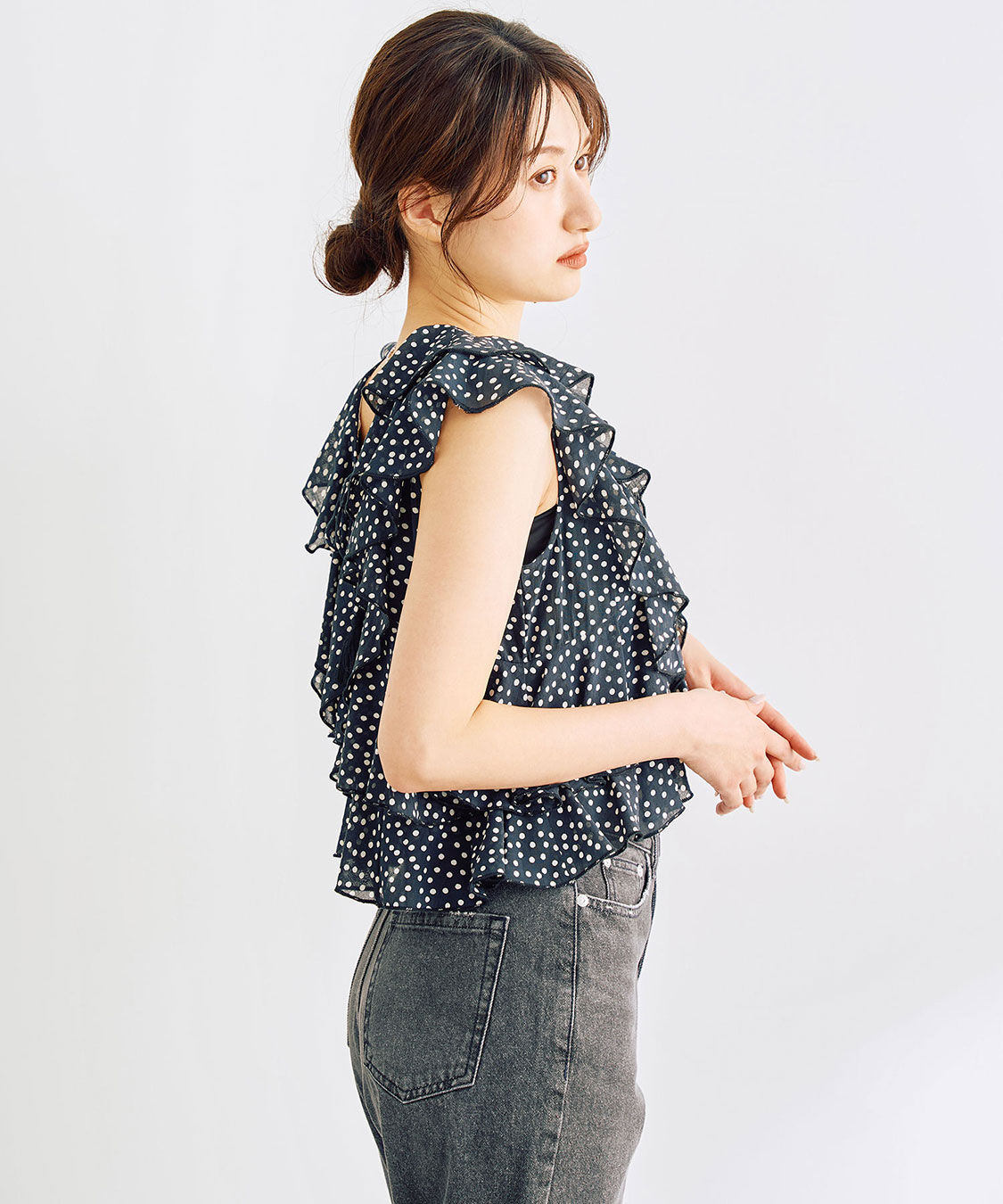 COCO DEAL「ラッフルフリルブラウス」|シャツ・ブラウス|