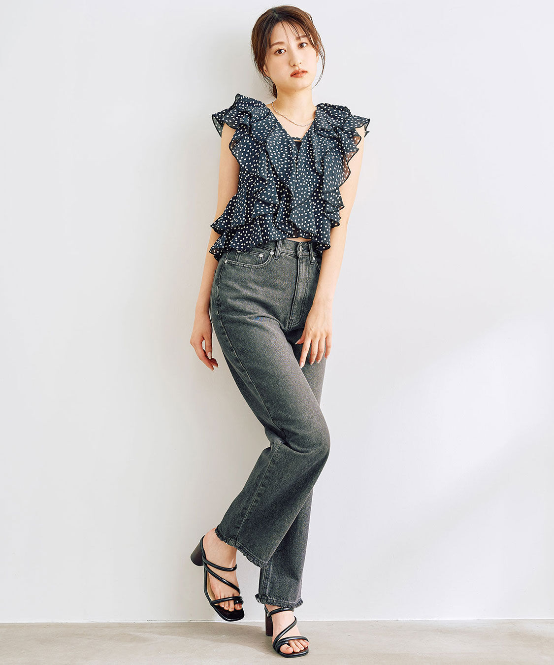 COCO DEAL「ラッフルフリルブラウス」|シャツ・ブラウス|