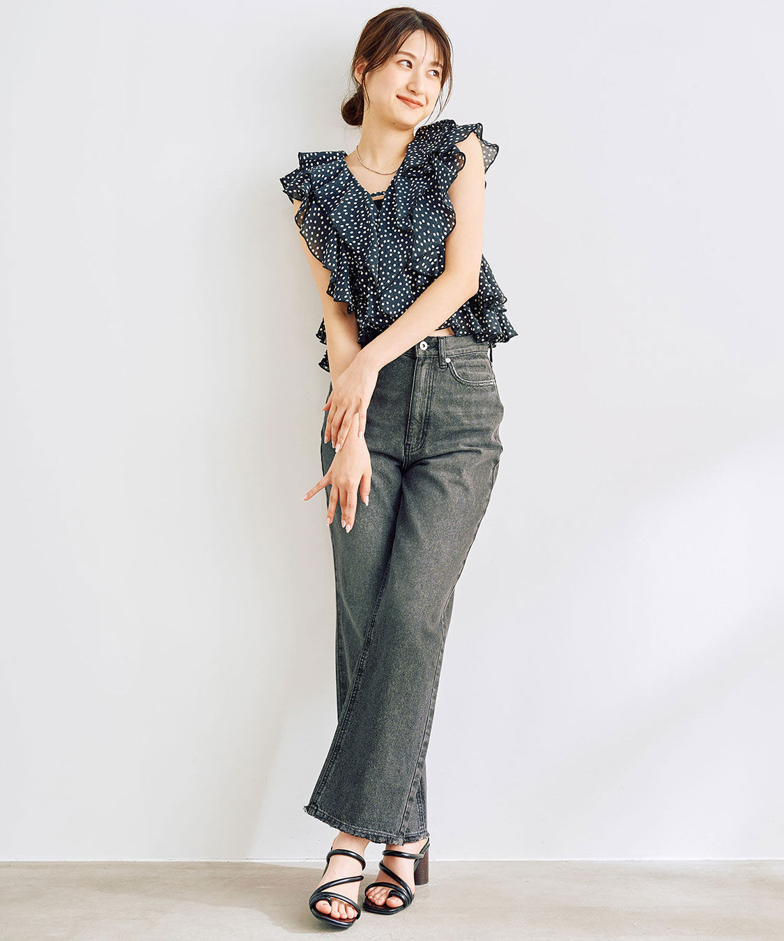 COCO DEAL「ラッフルフリルブラウス」|シャツ・ブラウス|