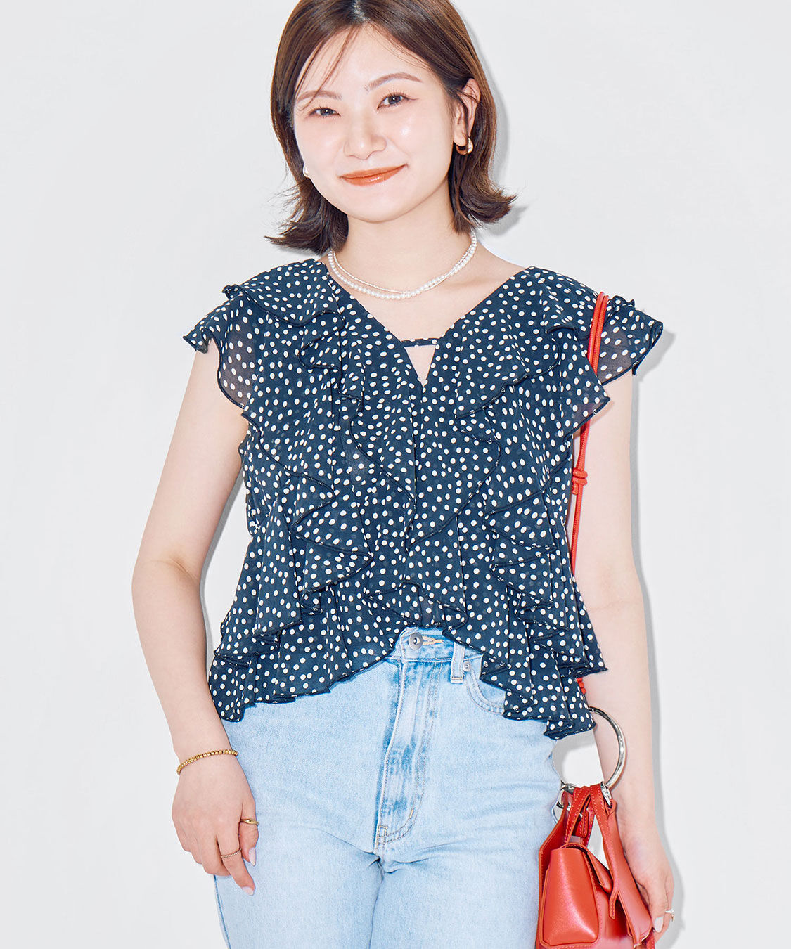 COCO DEAL「ラッフルフリルブラウス」|シャツ・ブラウス|