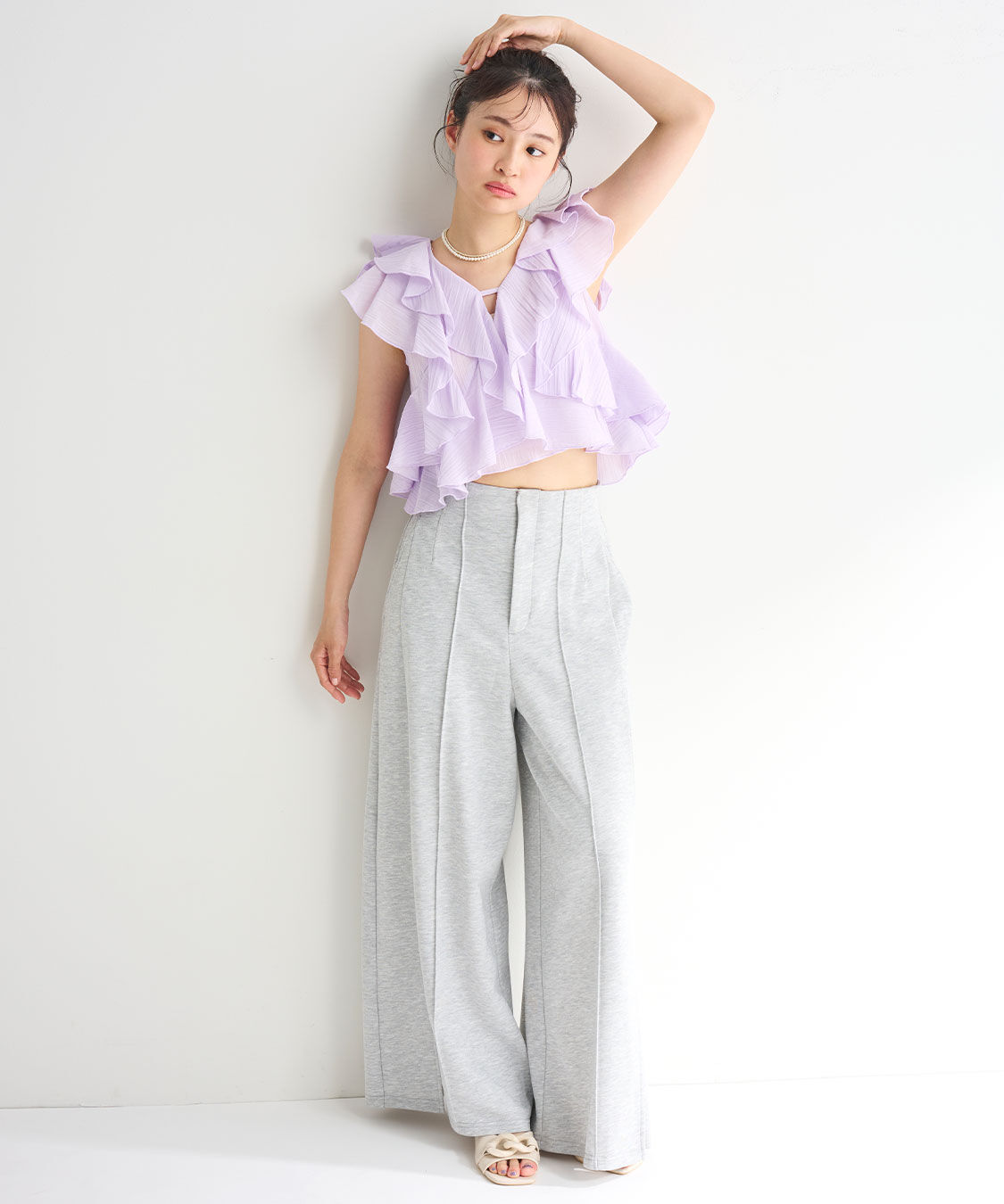 COCO DEAL「ラッフルフリルブラウス」|シャツ・ブラウス|