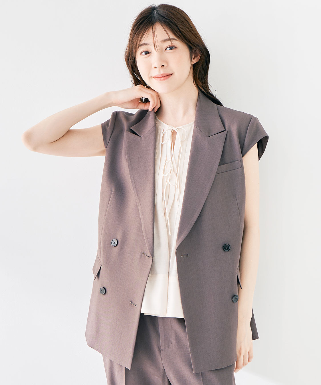 COCO DEAL「キャップスリーブジレ」|その他|