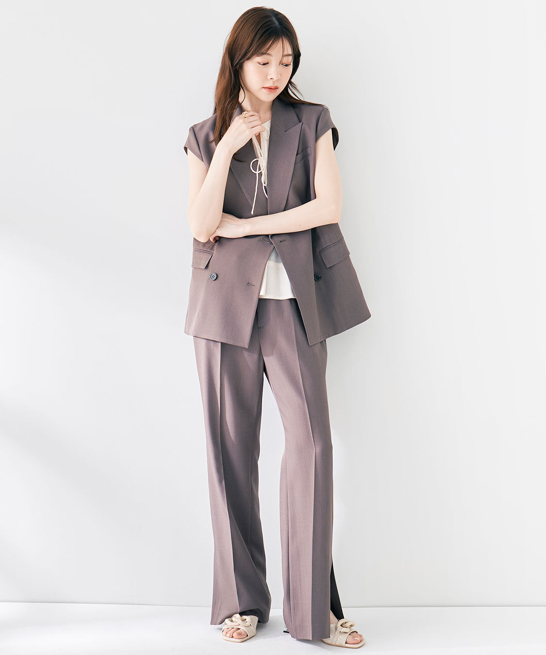 COCO DEAL「キャップスリーブジレ」|その他|