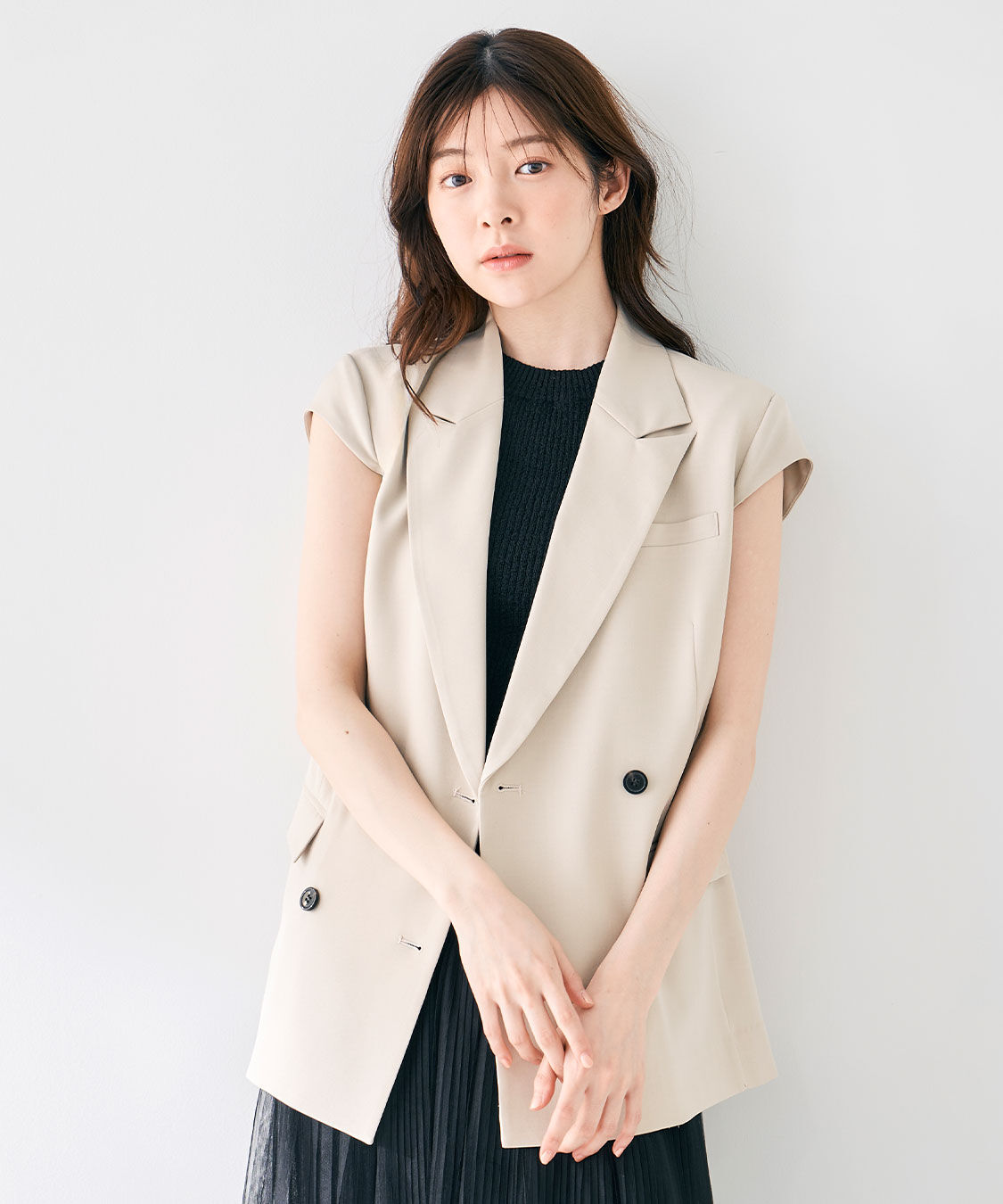 COCO DEAL「キャップスリーブジレ」|その他|