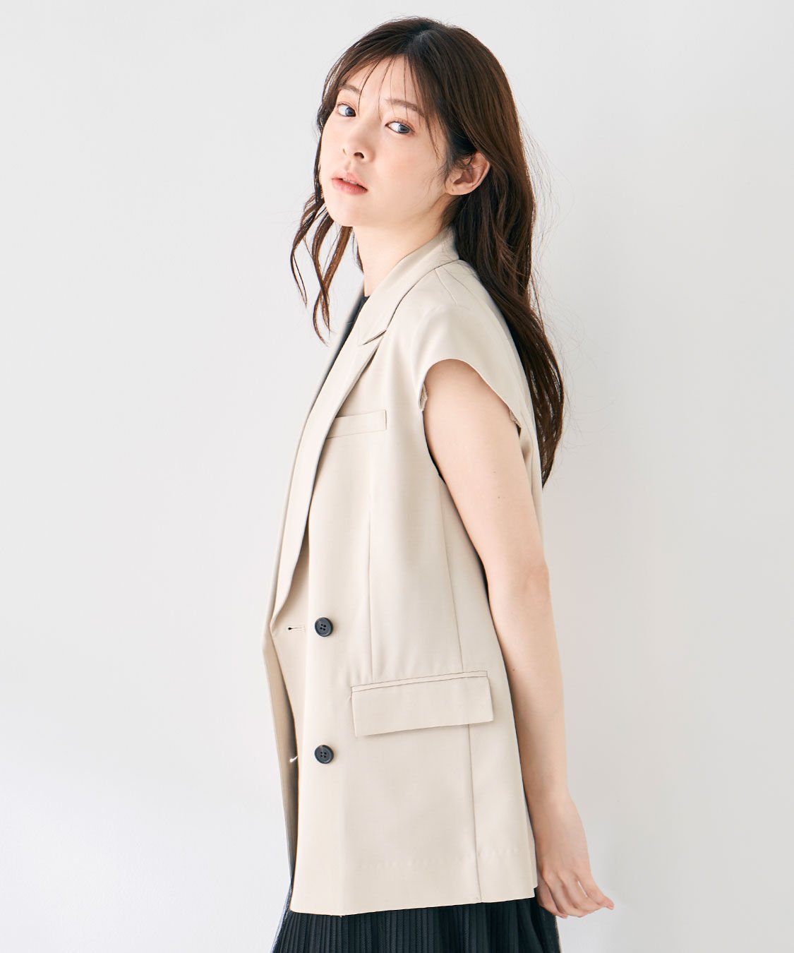 COCO DEAL「キャップスリーブジレ」|その他|