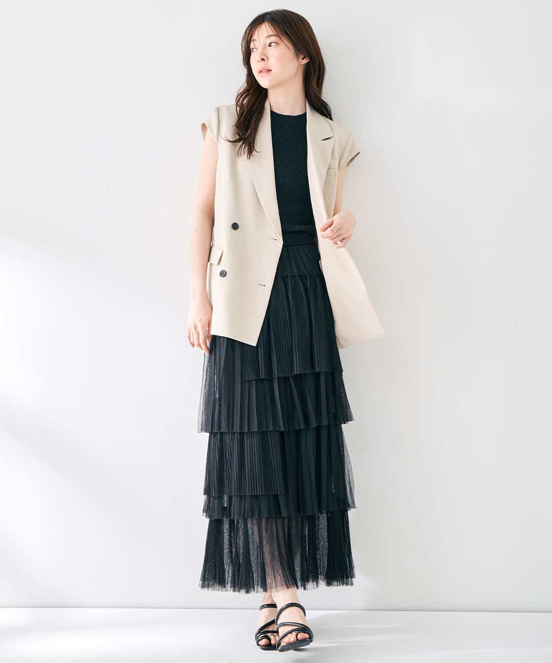 COCO DEAL「キャップスリーブジレ」|その他|