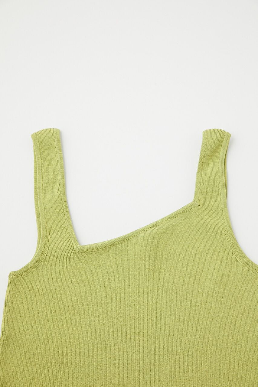 MOUSSY「ASYMMETRY HEM KNIT タンクトップ」|タンクトップ|