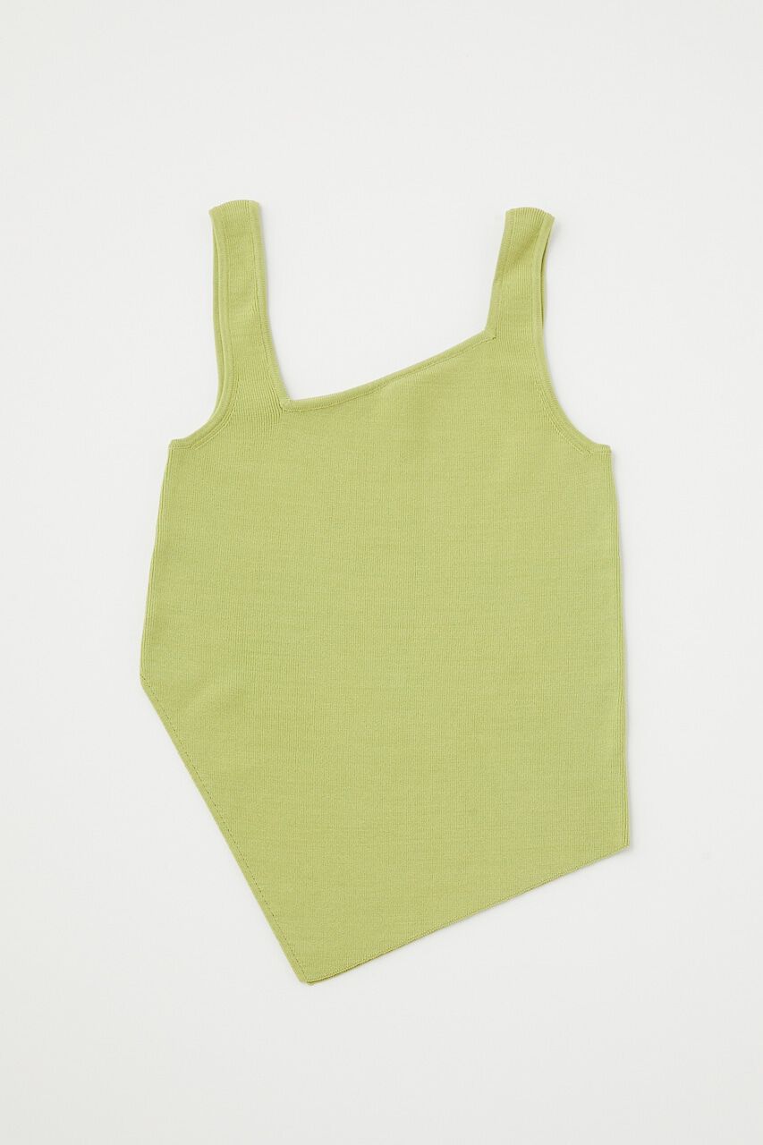 MOUSSY「ASYMMETRY HEM KNIT タンクトップ」|タンクトップ|