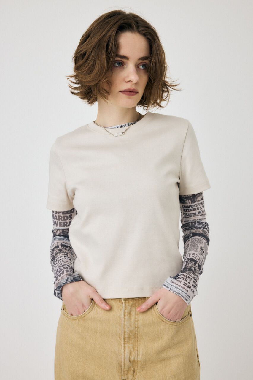 MOUSSY「SUVIN GIZA BASIC Tシャツ」|Tシャツ・カットソー|