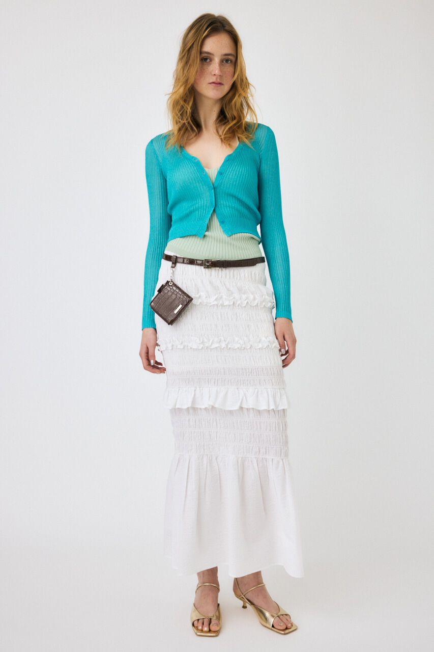 MOUSSY「GATHER MERMAID スカート」|スカート|WHT