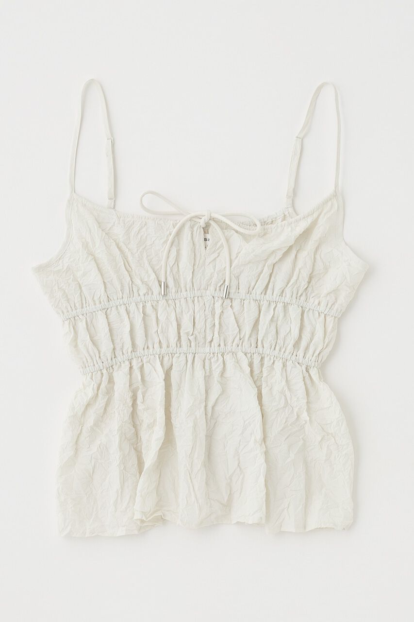 MOUSSY「CRINKLED サテンキャミ」|キャミソール|