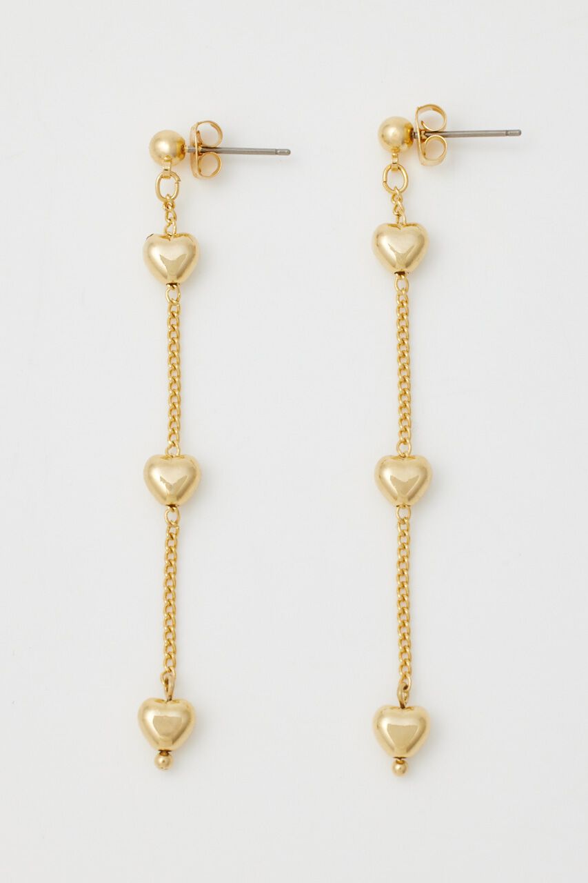 rienda「ハートピアス」|ピアス|GLD