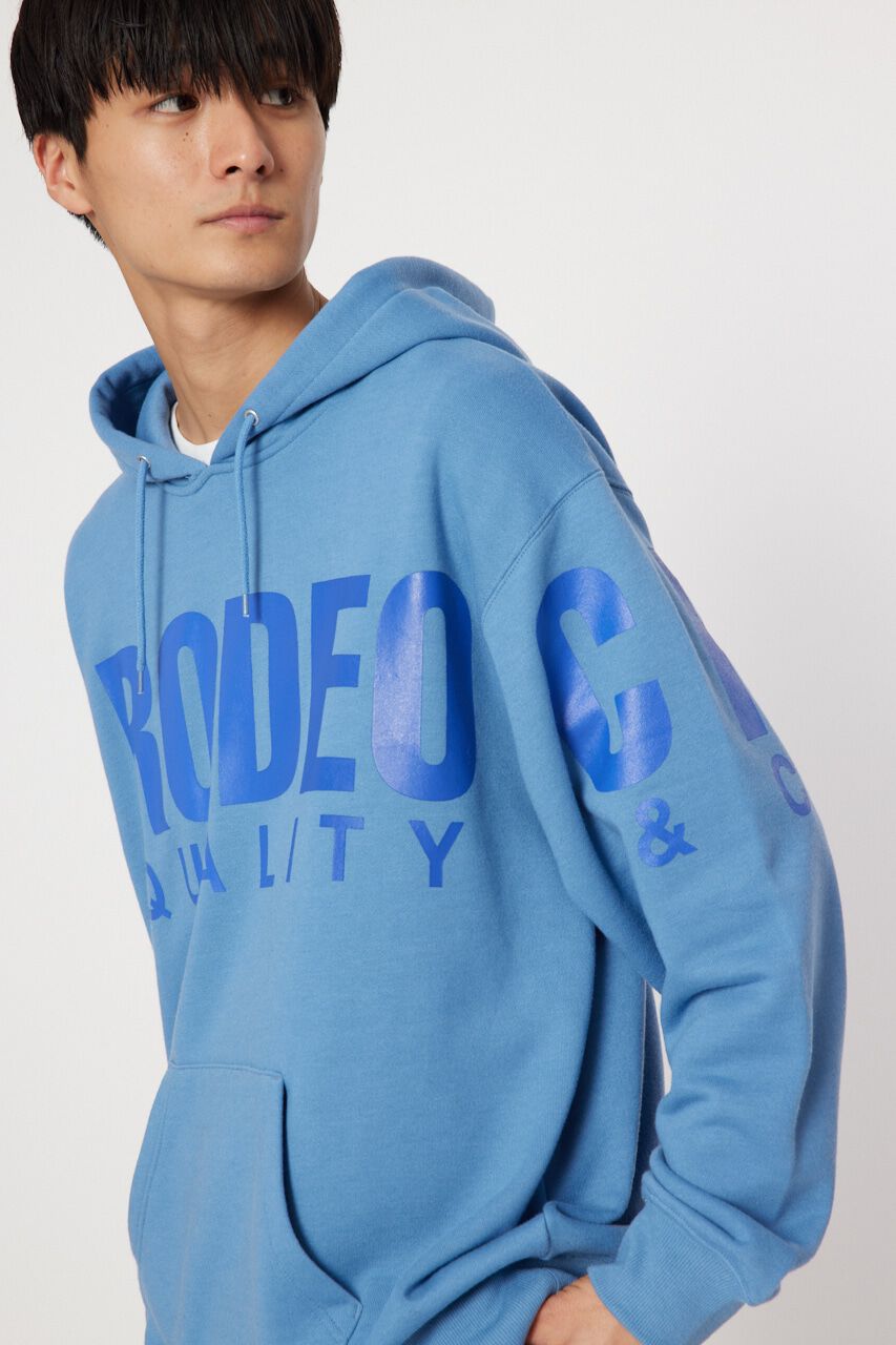 RODEO CROWNS「ブリッジロゴスウェットパーカー」|Tシャツ・カットソー|L/BLU1