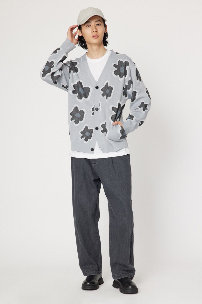 RODEO CROWNS「フラワージャガードニットカーディガン」|カーディガン|