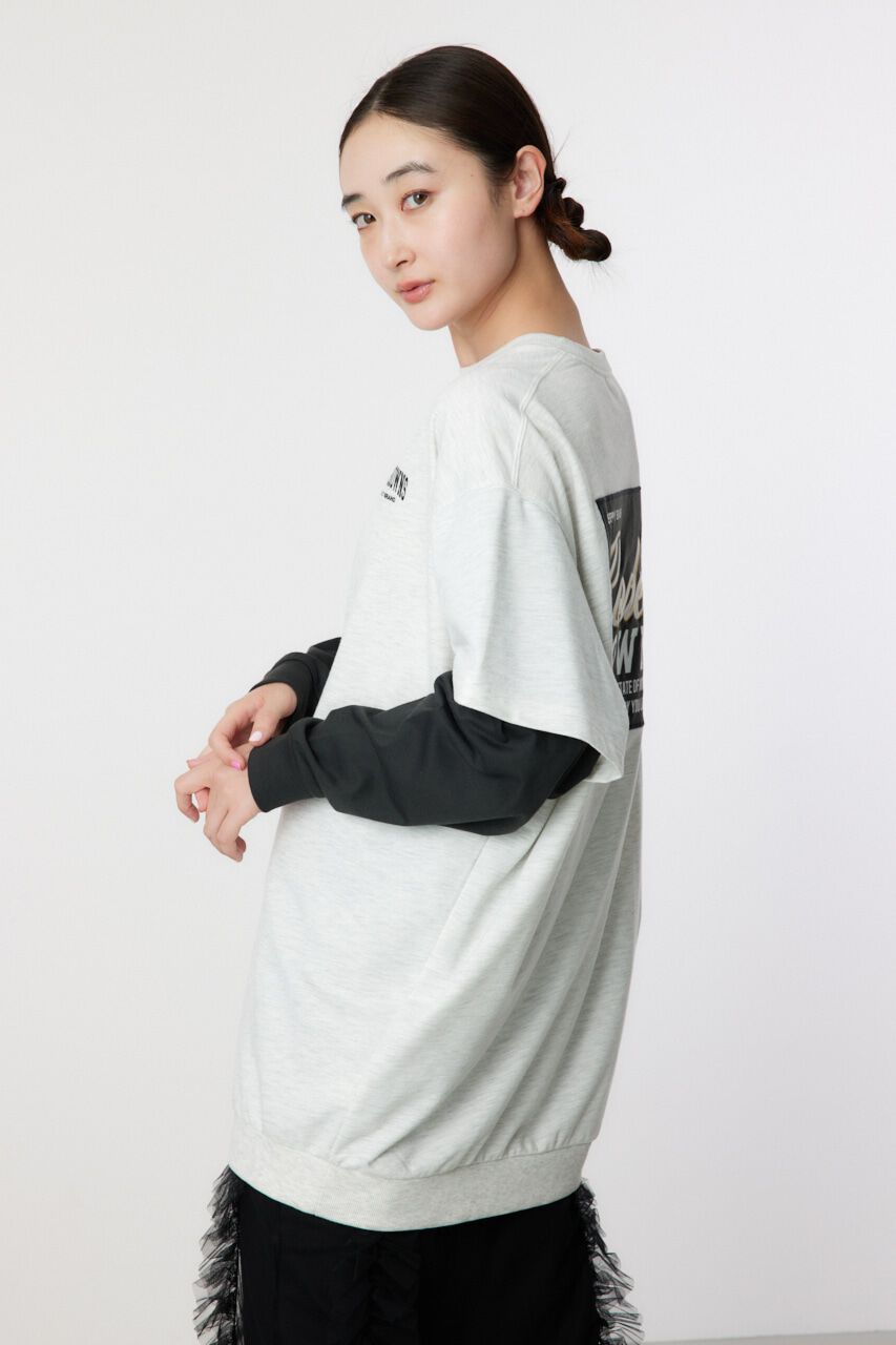 RODEO CROWNS「フェイクレイヤードスウェットワンピース」|ワンピース|