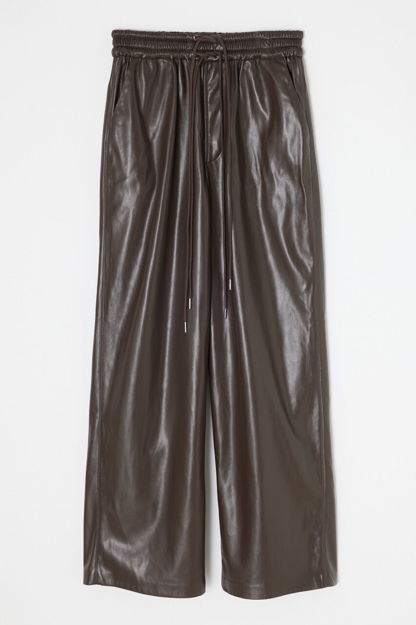 SLY「SMOOTH F／LEATHER RELAX パンツ」|その他|D/BRN3