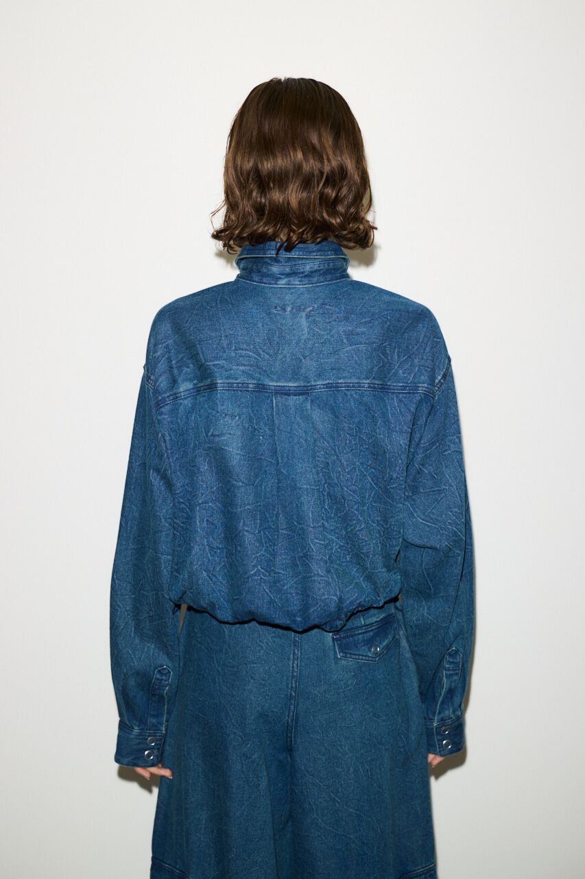 SLY「WRINKLE DENIM SH-BE」|シャツ・ブラウス|