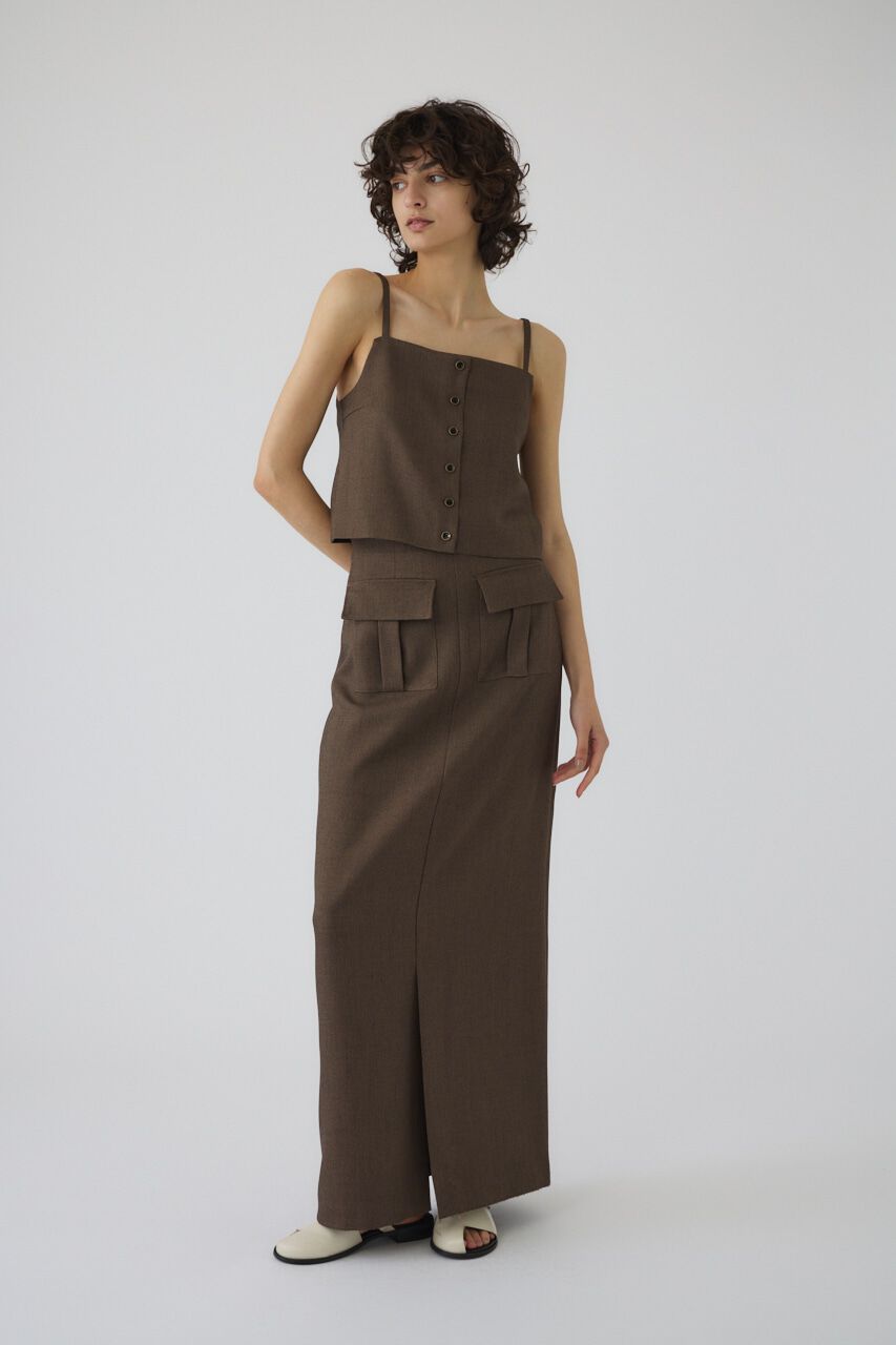 RIM.ARK 「Tweed cami tops」|キャミソール|