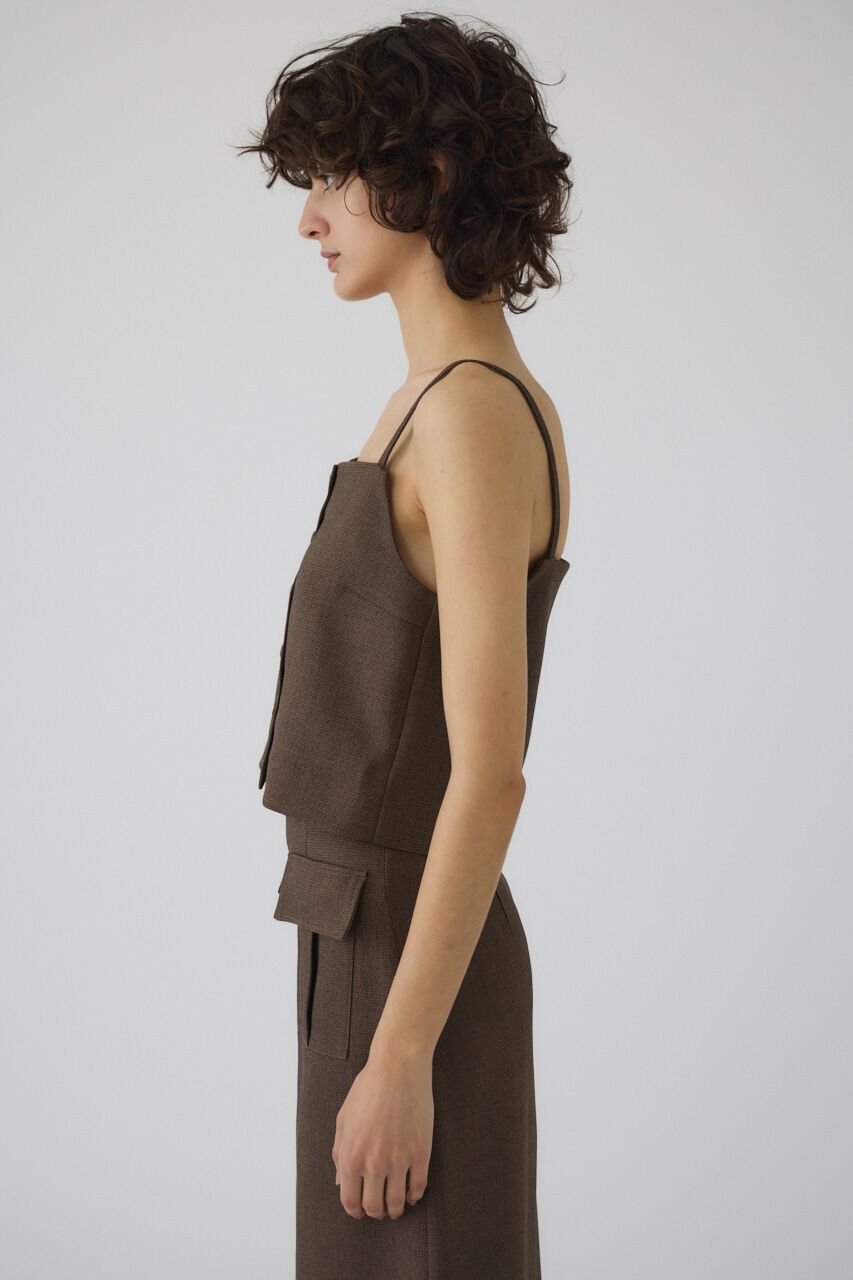 RIM.ARK 「Tweed cami tops」|キャミソール|