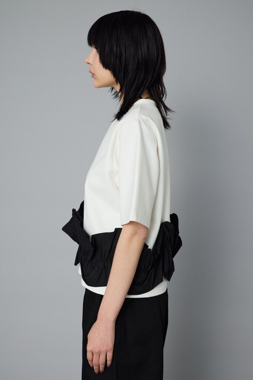 HeRIN.CYE「Attachment hem tops」|Tシャツ・カットソー|