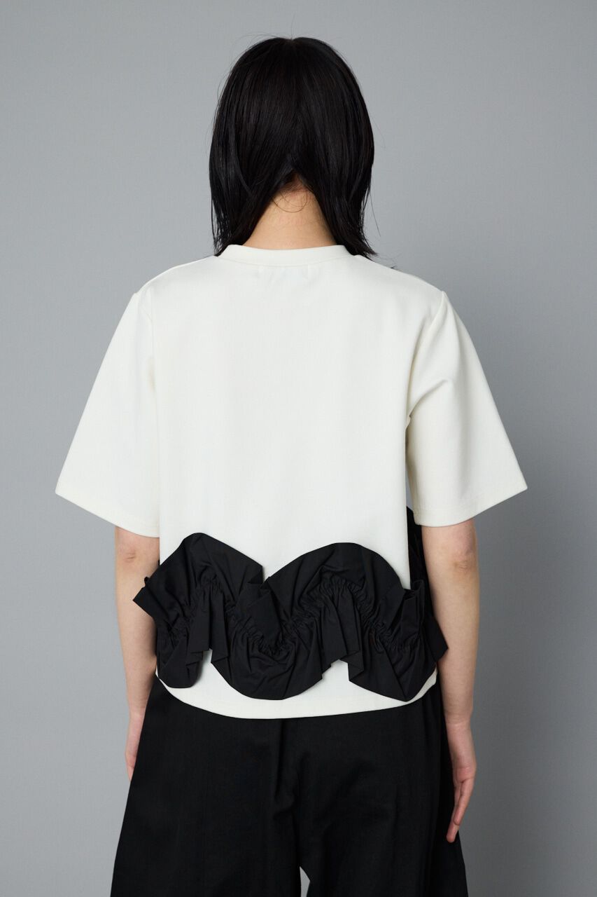 HeRIN.CYE「Attachment hem tops」|Tシャツ・カットソー|