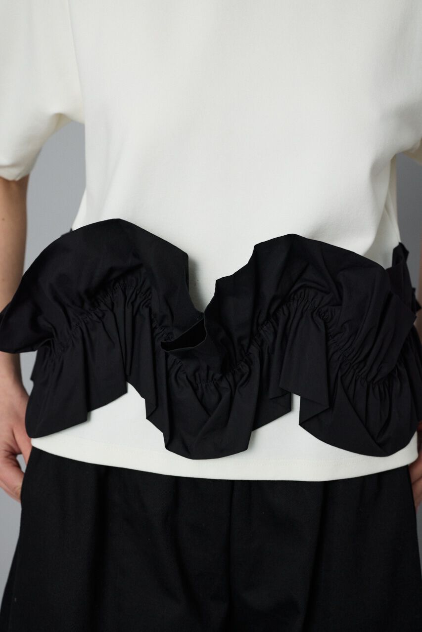 HeRIN.CYE「Attachment hem tops」|Tシャツ・カットソー|