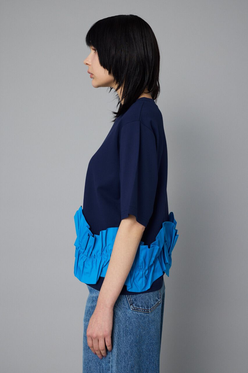 HeRIN.CYE「Attachment hem tops」|Tシャツ・カットソー|