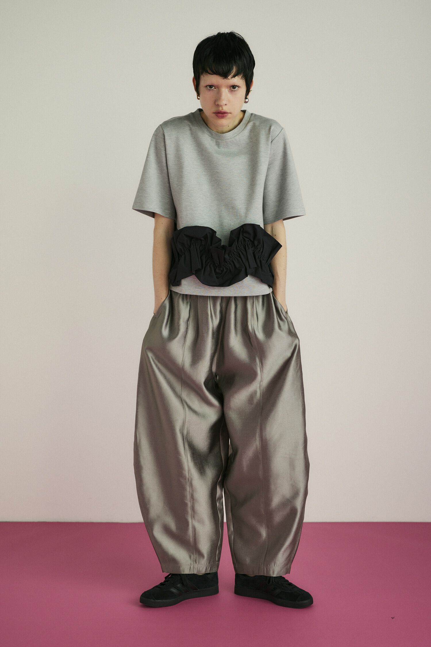 HeRIN.CYE「Attachment hem tops」|Tシャツ・カットソー|