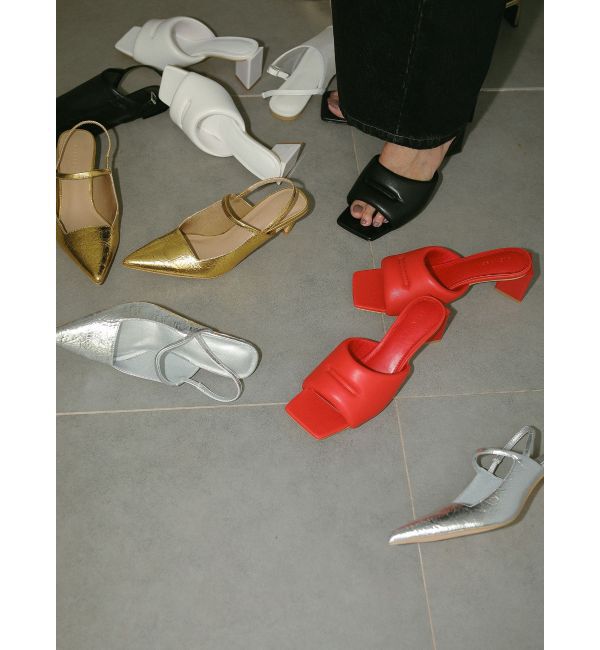 ELENDEEK「POINTED TOE MULE」|サンダル|