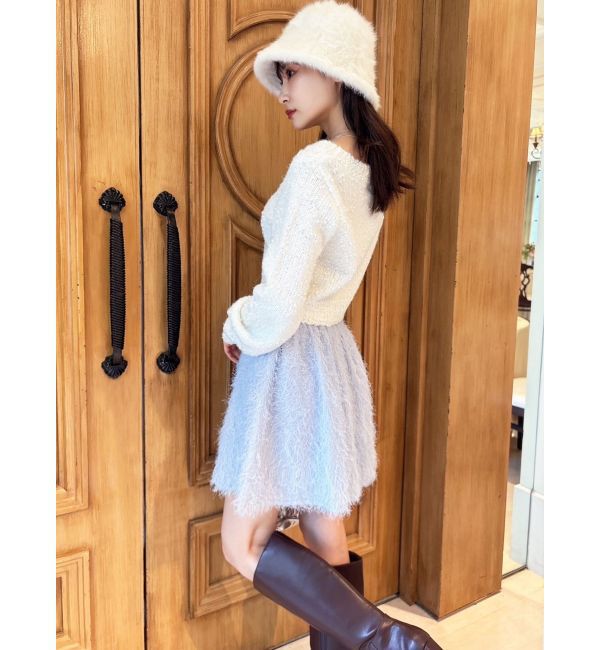 RESEXXY「シャギーミニスカート」|スカート|