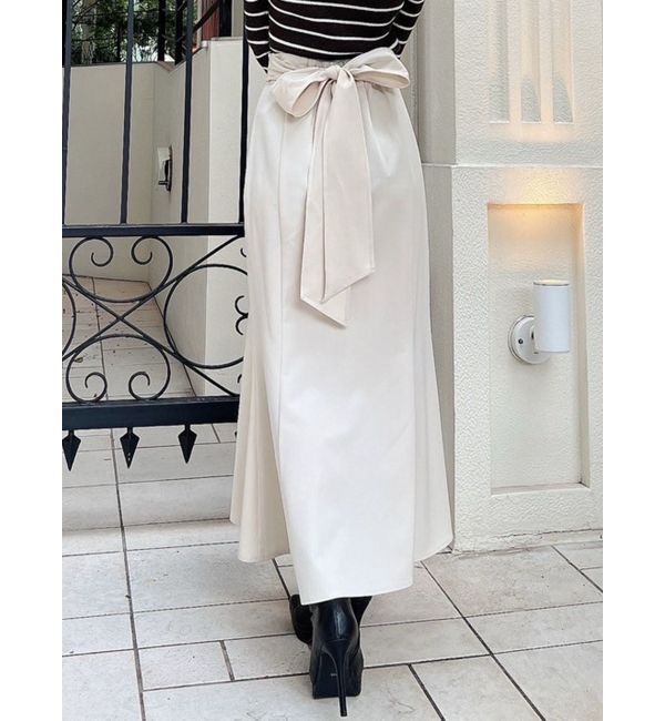 RESEXXY「ハイウエストマーメイドスカート」|スカート|アイボリー