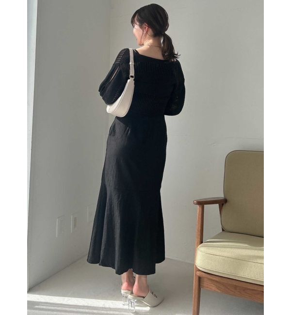 dazzlin「ホックデザインニットカーデ」|カーディガン|