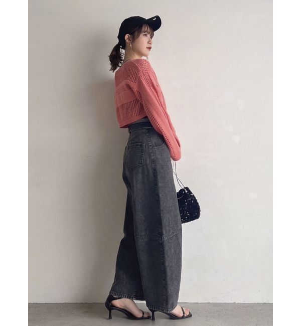 dazzlin「ホックデザインニットカーデ」|カーディガン|