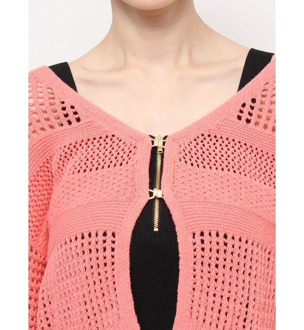 dazzlin「ホックデザインニットカーデ」|カーディガン|