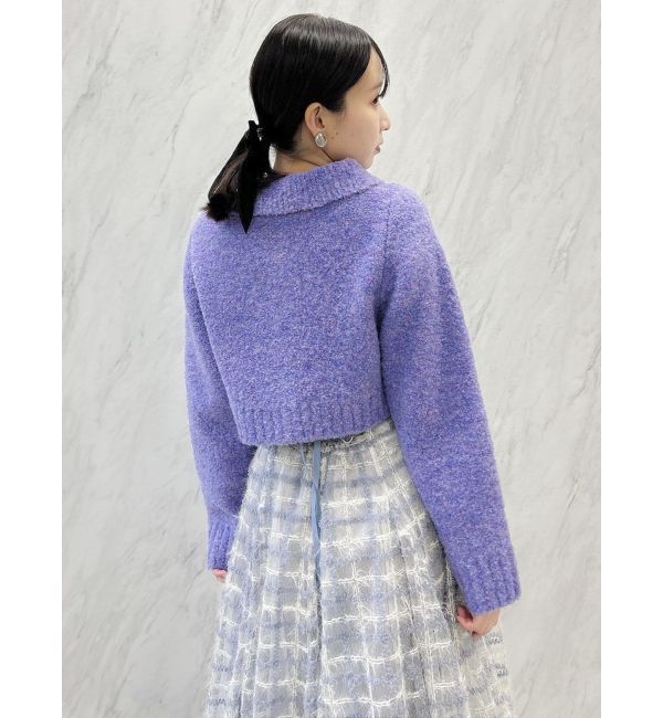 dazzlin「ラペルデザインショートカーディガン」|カーディガン|