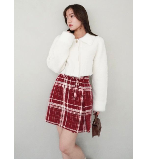 dazzlin「ラペルデザインショートカーディガン」|カーディガン|