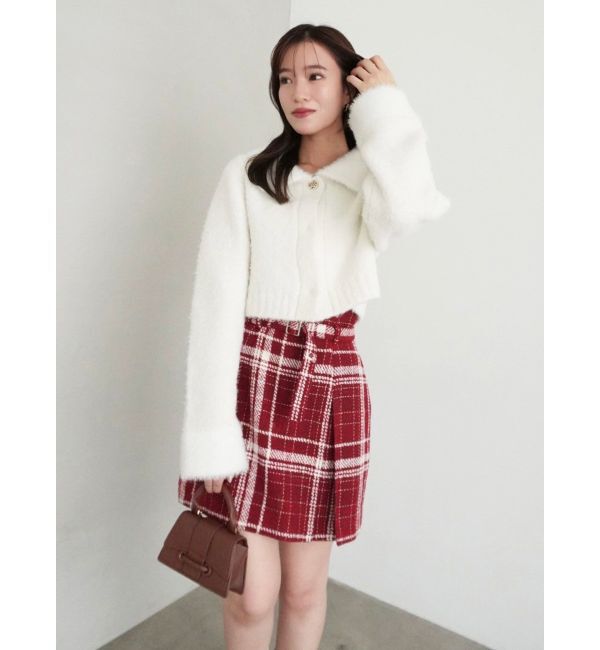 dazzlin「ラペルデザインショートカーディガン」|カーディガン|