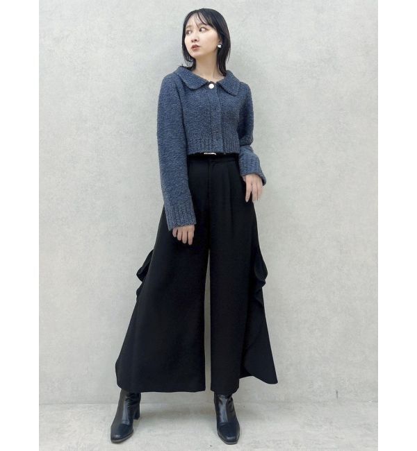 dazzlin「ラペルデザインショートカーディガン」|カーディガン|