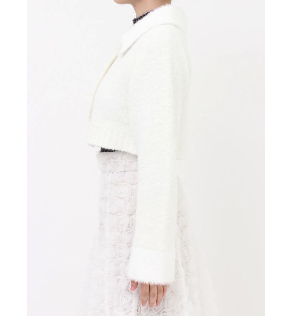 dazzlin「ラペルデザインショートカーディガン」|カーディガン|