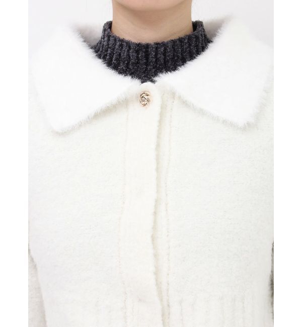 dazzlin「ラペルデザインショートカーディガン」|カーディガン|