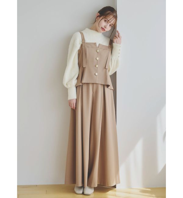 dazzlin「フロントタックフレアーパンツ」|その他|