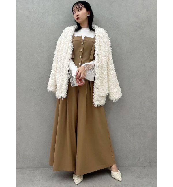 dazzlin「フロントタックフレアーパンツ」|その他|