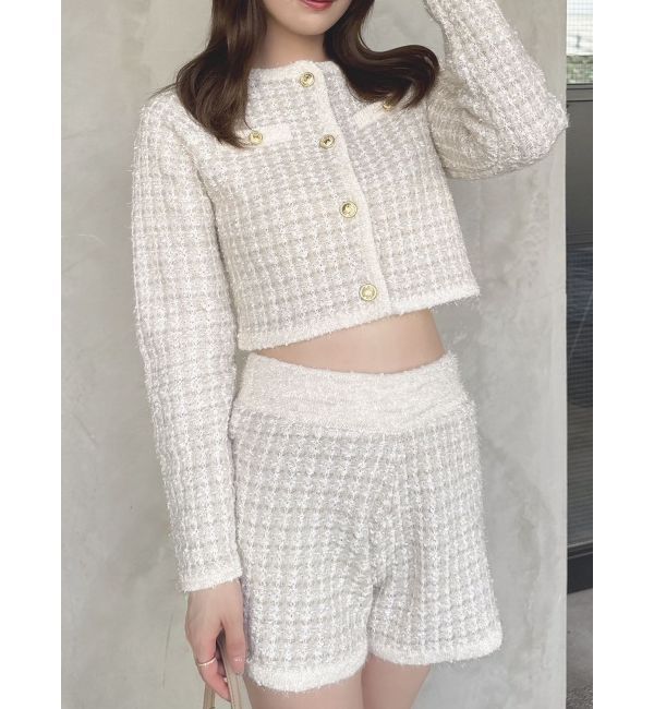 dazzlin「【SETUP】ツイードライクニットパンツ※セットアップ対応」|その他|