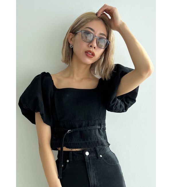 EMODA「デニムオフショルダートップ」|Tシャツ・カットソー|