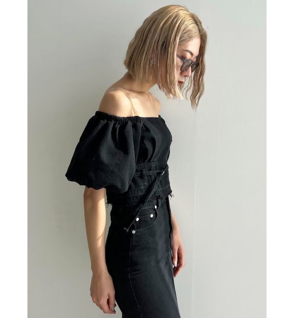EMODA「デニムオフショルダートップ」|Tシャツ・カットソー|