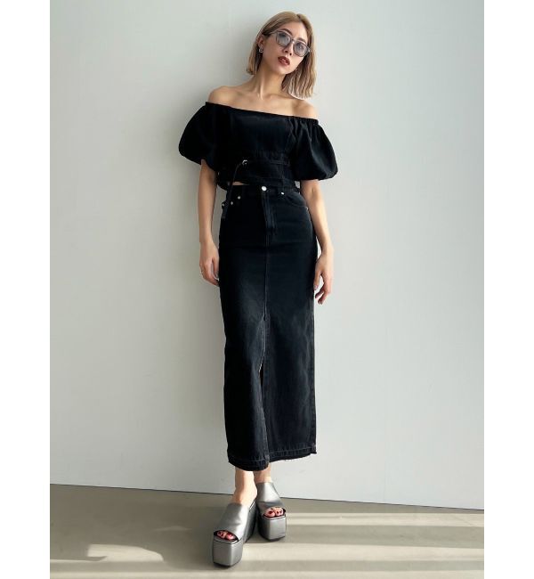 EMODA「デニムオフショルダートップ」|Tシャツ・カットソー|